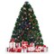 Costway Pre-Lit Fiber Optic Artificial PVC Christmas Tree Tabletop 3Ft